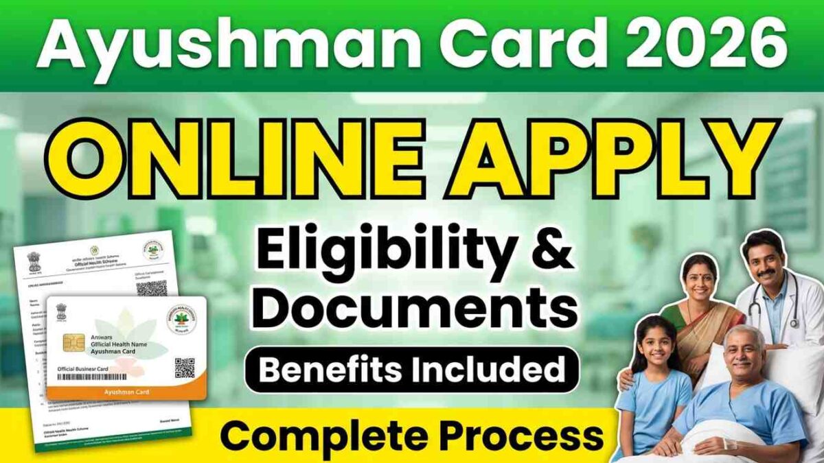 Ayushman card 2026 online apply
