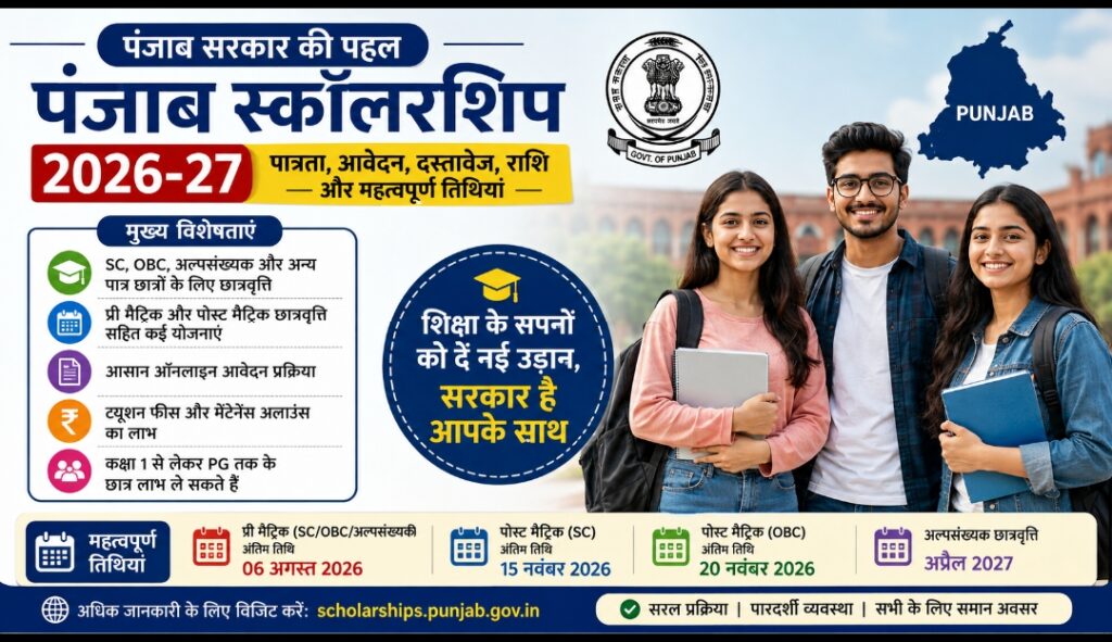punjab scholarship 2026