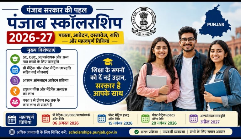 punjab scholarship 2026